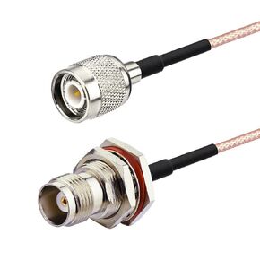 Superbat TNC Crimp Connectors Kit TNC Male + TNC Female Crimp Solder Connector Kit for RG58 RG303 RG141 RG142 RG400 LMR195 Low Loss Coax Cable(10 Pack in Total)