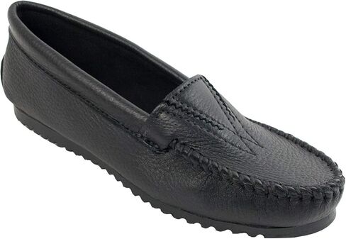 Minnetonka Women's Deerskin Gore Front Moccasin in Kuwait