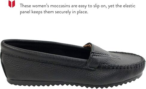 Minnetonka Women's Deerskin Gore Front Moccasin in Kuwait