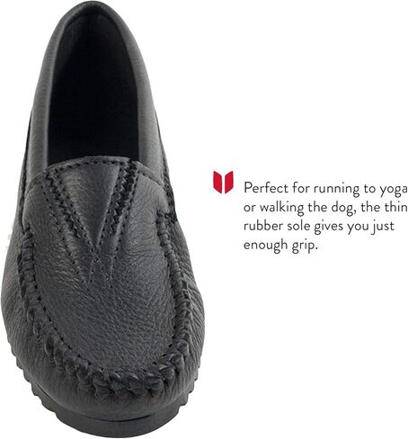 Minnetonka Women's Deerskin Gore Front Moccasin in Kuwait