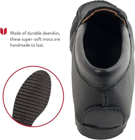 Minnetonka Women's Deerskin Gore Front Moccasin in Kuwait