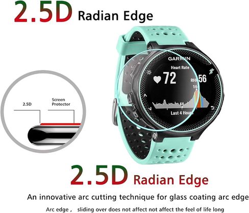 beukei (3 Pack) for Garmin Forerunner 235 225 620 220 230 630 Screen Protector Tempered Glass, Anti Scratch, Bubble Free in Saudi Arabia