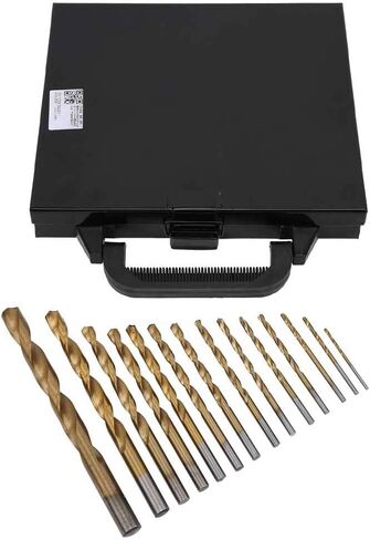 Drill Bit, Drill Bit Set, 99Pcs HSS Titaniums Coated Twists Spiral Drill Bit Set, Hand Electric Drill Round Shank Bit for Metal, Boring Bits in Saudi Arabia
