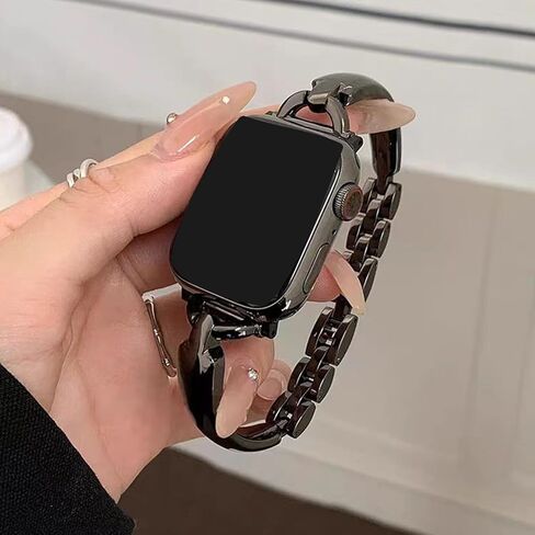 Compatible with Apple Watch Band 38mm 40mm 41mm 42mm 44mm 45mm 49mm for Women, Dressy Replacement Bracelet Wristband iWatch Strap for Apple Watch Series Ultra SE Series 9/8/7/6/5/4/3/2/1 Women Girl in Saudi Arabia