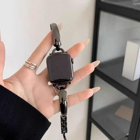 Compatible with Apple Watch Band 38mm 40mm 41mm 42mm 44mm 45mm 49mm for Women, Dressy Replacement Bracelet Wristband iWatch Strap for Apple Watch Series Ultra SE Series 9/8/7/6/5/4/3/2/1 Women Girl in Saudi Arabia