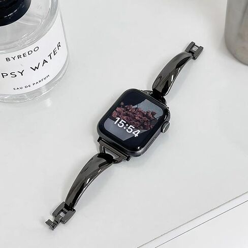 Compatible with Apple Watch Band 38mm 40mm 41mm 42mm 44mm 45mm 49mm for Women, Dressy Replacement Bracelet Wristband iWatch Strap for Apple Watch Series Ultra SE Series 9/8/7/6/5/4/3/2/1 Women Girl in Saudi Arabia