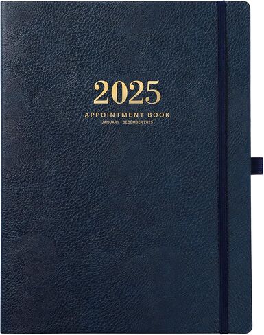 2024-2025 Appointment Book/Planner - Weekly Appointment Book, JUL 2024 - JUN 2025, 8.5" x 11", Daily/Hourly Planner with 15-Minute Interval, Blue in Kuwait