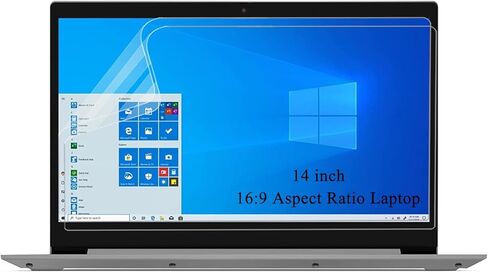 واقي شاشة مضاد للوهج مقاس 14 بوصة HP/DELL/ASUS/Acer/Samsung/Lenovo/MSI، إلخ. مع نسبة عرض إلى ارتفاع 16:9 للكمبيوتر المحمول، وغطاء حماية من الوهج والأشعة فوق البنفسجية، مضاد لبصمات الأصابع، غير لامع in Saudi Arabia
