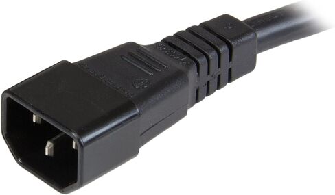 سلك طاقة للكمبيوتر StarTech.com بطول 3 أقدام شديد التحمل 14 AWG - C14 إلى C19 - كابل طاقة 14 AWG - IEC 320 C14 إلى IEC 320 C19 سلك الطاقة (PXTC14C19143) in Saudi Arabia