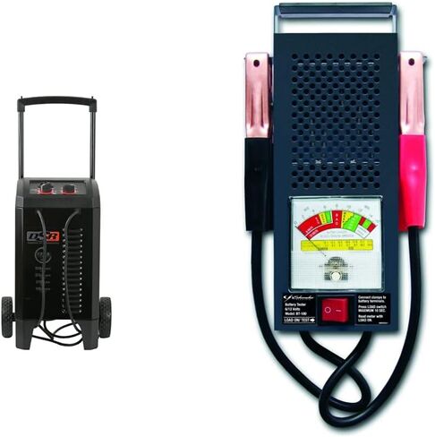 شاحن عجلة يدوي Schumacher DSR139 6/12V، شاحن بطارية السيارة + Jump Starter - شاحن بطارية 6v + 12v - 225/50/25/10 أمبير - للخدمة الشاقة، مشغل محرك من الدرجة الاحترافية in Kuwait