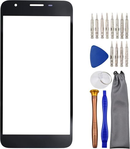 Sunways Glass Outer Screen Replacement for Samsung Galaxy A2 Core SM-A260G SM-A260F Black in Saudi Arabia