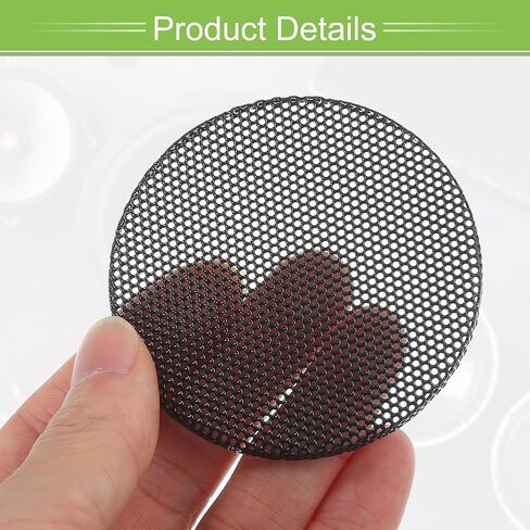 ACROPIX Universal 2.5 Inch Speaker Grills Mesh for Audio Subwoofer 65x4mm Grille without Frame Black - Pack of 4 in Saudi Arabia