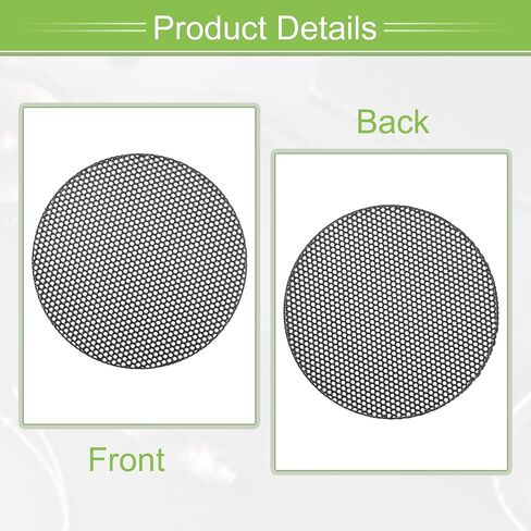 ACROPIX Universal 2.5 Inch Speaker Grills Mesh for Audio Subwoofer 65x4mm Grille without Frame Black - Pack of 4 in Saudi Arabia