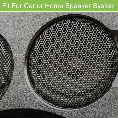 ACROPIX Universal 2.5 Inch Speaker Grills Mesh for Audio Subwoofer 65x4mm Grille without Frame Black - Pack of 4 in Saudi Arabia