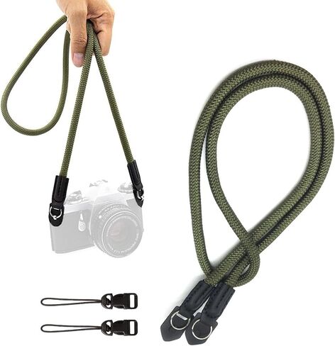 Camera neck strap,100cm Camera Wrist Strap for DSLR Mirrorless Camera,Camera Hand Strap with Safer Connector US234 in Saudi Arabia