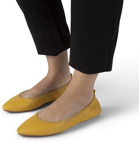 Yosi Samra Womens Vienna Pointed Toe Foldable Ballet Flat in Saudi Arabia