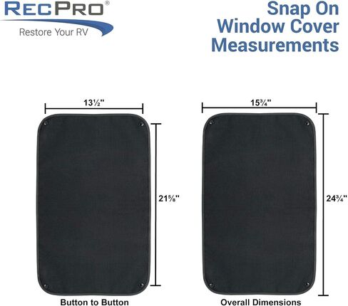 RecPro RV مدخل الباب نافذة الظل ظلة العربة الخصوصية مدخل الشمس قماش التعتيم 16 "× 24" in Saudi Arabia