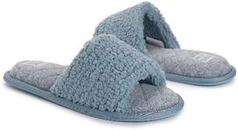 شبشب Sariah للسيدات من MUK LUKS، أزرق داكن، مقاس X-Large in Saudi Arabia