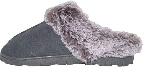 Millffy Women's Faux Fur Clog Comfy slides Furry Soft Indoor Memory Foam Moccasin Slippers in Saudi Arabia