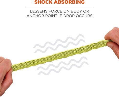 Ergodyne - 19002 Squids 3100 Tool Lanyard with Single Carabiner and Adjustable Loop End, Standard Length, Black in Kuwait