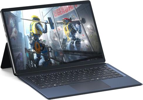 كمبيوتر لوحي MINISFORUM 14 بوصة 3 في 1 V3 AMD Ryzen 7 8840U LPDDR5 32 جيجابايت ذاكرة الوصول العشوائي 1 تيرابايت M.2 PCIe 4.0 SSD مع Windows 11، مخرج 2.5K@165 هرتز، منفذ USB4 2X، WiFi 6E، دعم BT، كمبيوتر لوحي بكاميرا 5 ميجابكسل in Kuwait