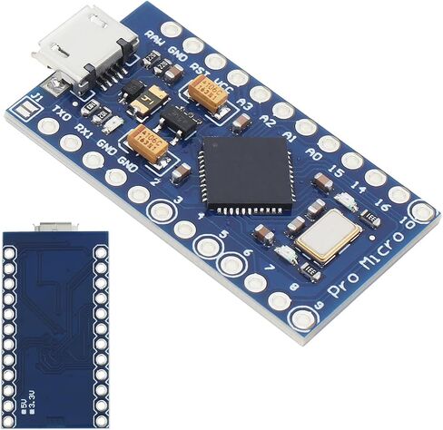 Pro Micro 5V 16MHz Micro-USB Development Module Board with 2 Row Pin Header Fit for Arduino in Saudi Arabia