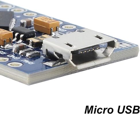 Pro Micro 5V 16MHz Micro-USB Development Module Board with 2 Row Pin Header Fit for Arduino in Saudi Arabia