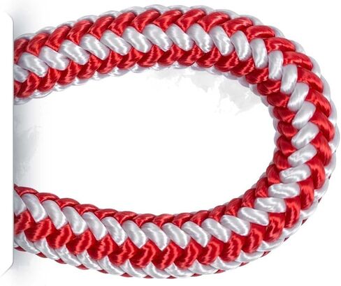 Pelican Rope 16-Strand 1/2 in (12.7 mm) Arborist-16™ Rope - 5400 رطل MBS - حبل تسلق ثابت - عمليات الإنقاذ - رؤية عالية - 120 قدم - عين ضيقة مقسمة - أزرق / أبيض - صنع في الولايات المتحدة الأمريكية in Saudi Arabia