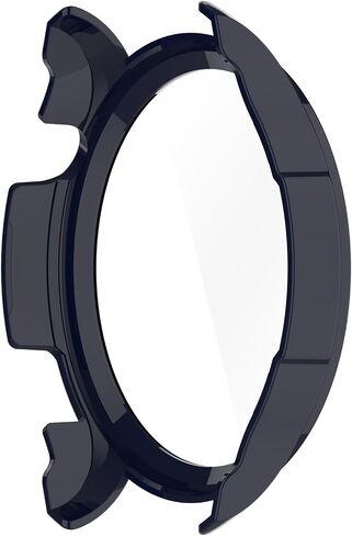Case Compatible with Amazfit Balance Frame PC Protective Cover + Tempered Glass Film for Amazfit Balance Smartwatch Screen Protectors Accessories (Black&Clear) in Saudi Arabia