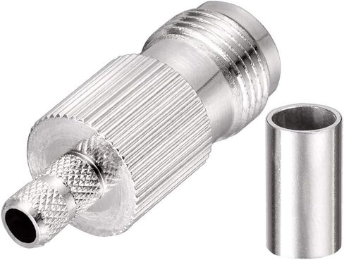 Superbat TNC Crimp Connectors Kit TNC Male + TNC Female Crimp Solder Connector Kit for RG58 RG303 RG141 RG142 RG400 LMR195 Low Loss Coax Cable(10 Pack in Total) in Saudi Arabia