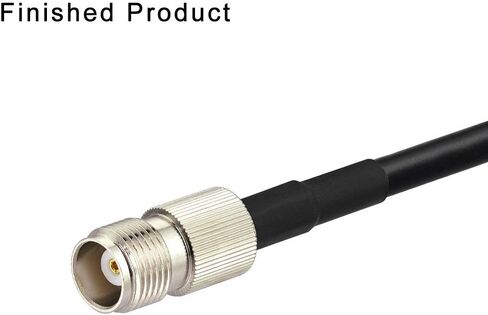 Superbat TNC Crimp Connectors Kit TNC Male + TNC Female Crimp Solder Connector Kit for RG58 RG303 RG141 RG142 RG400 LMR195 Low Loss Coax Cable(10 Pack in Total) in Saudi Arabia