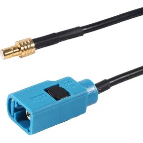 Fakra Z Female to SMB Male Connector Adapter Cable 6" Car DAB Radio Antenna Adapter Cable for Car Truck SUV DAB Radio Stereo Receiver Tuner GPS Antenna Navigation System