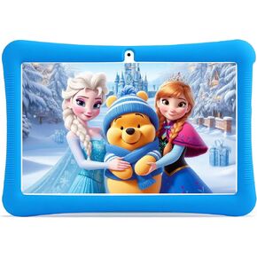 Kids Tablet, 10 inch Android 13 Tablet for Kids with Educational Games, (6+10) GB RAM 128GB ROM, Parental Control, HD IPS, GMS Certified, WiFi, EVA Shockproof Case(Pink)