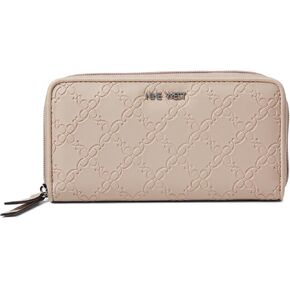Nine West Zuri SLG Zip Around, White Multi