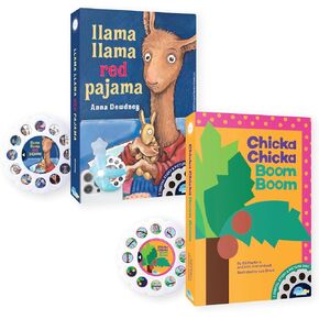 Moonlite Storytime Storybook Reels, 2 Story Set, Cars and Diggersaurs, Digital Stories for Projector, Toddler Early Learning Gifts for Kids Ages 1 Year and Up