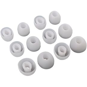 12X رؤوس بديلة لسماعات الأذن JBL Tune Buds - أبيض * 6 أزواج