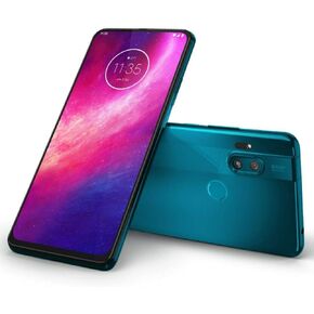 Motorola One Hyper 128GB + 4GB RAM، XT202-1، 6.5 FHD+، صور 64 ميجابكسل، هاتف ذكي LTE Factory غير مقفل - الإصدار العالمي (Blue Iceberg) (متجدد) in Kuwait