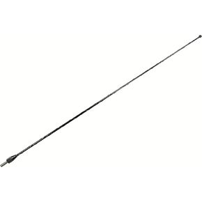 Votex - 21 Inch Black Antenna - Spiral Wind Noise Cancellation - Spring Steel Construction - Stainless Steel Threading