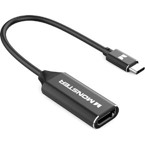 Monster Classic 1.6ft / 0.5m USB C to HDMI Adapter (4k 30Hz) in Kuwait