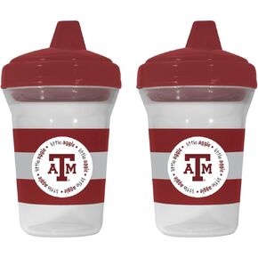 BabyFanatic Sippy Cup 2-Pack - NCAA Texas A&M Aggies - Officially Licensed Toddler & Baby Cup Set