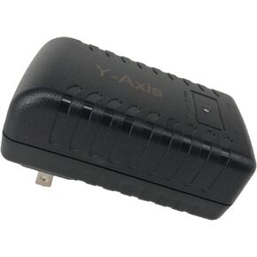 Y-Axis Wall Plug PoE Injector Power Over Ethernet Supply 48V 0.5A for Security IP Camera 2 Pack