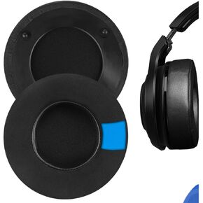 Geekria Sport Cooling Gel Replacement Ear Pads for Razer ManO'War Wireless, Destiny 2 ManO'War, Overwatch ManO'War Tournament Edition Headphones Ear Cushions, Ear Cups Cover Repair Parts (Black)