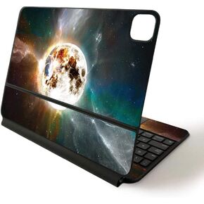 MightySkins Skin for Apple Magic Keyboard for iPad Pro 11-inch (2020) - Sushi | Protective, Durable, and Unique Vinyl Decal wrap Cover, Nebula (APIPSK1120-Nebula)