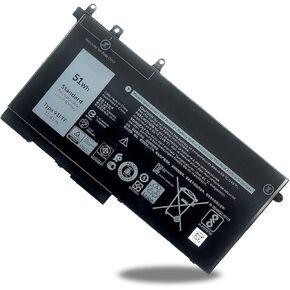 3HWPP Laptop Battery for Dell Latitude 5401 5410 5411 5501 5510 5511, Precision 3541 3550 3551, Inspiron 7500 7506 2-in-1 Black P80F003 P80F004 P80F002 P98G003 10X1J 1VY7F 451-BCMN