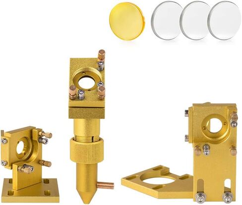 مجموعة Cloudray K Series الكاملة بما في ذلك حوامل الرأس والمرآة مع عدسة التركيز D12 FL50.8 Mo المرايا لـ 2030 4060 k40 آلة قطع النقش بالليزر in Saudi Arabia