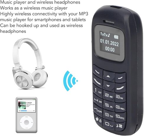 Senior Cell Phone, Easy to Use Unlocked Mobile Phone for Elderly Kids, Big, Dual SIM Card Dual Standby, GSM 2G WCDMA 2G Network, Volume Music Player (Blue) in Saudi Arabia