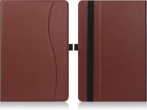 Universal Case for 9inch-10.5inch Tablet,Multi-Viewing Angels PU Leather Stand Folio Case Cover with Handstrap for 9" 10.1" 10.5" Touchscreen Tablet, with Adjustable Fixing Silicon Band-CB in Saudi Arabia
