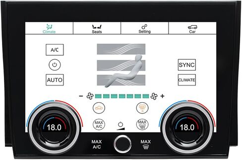Intelligent air Conditioning Touch Switch fits Land Rover Range with Built-in air Conditioning Control, Heated seat Control and Terrain Feedback (LR 4 Discovery 4) in Kuwait