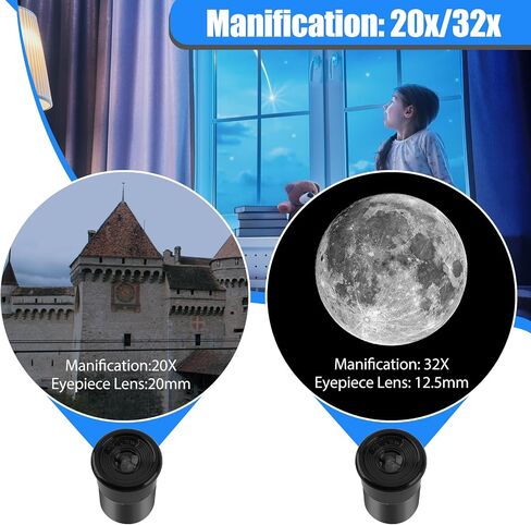 Telescope for Kids & Beginners Adults 40/400mm Astronomical Telescopes Refractor with Finder Scope Compass and Tripod in Saudi Arabia