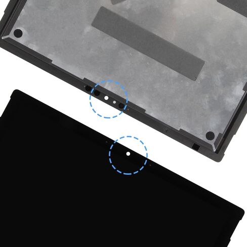 لاستبدال شاشة Microsoft Surface Pro 7 Plus 1960 1961 شاشة LCD تعمل باللمس محول رقمي زجاجي مع مجموعات إصلاح (أسود، 12.3 بوصة) in Kuwait
